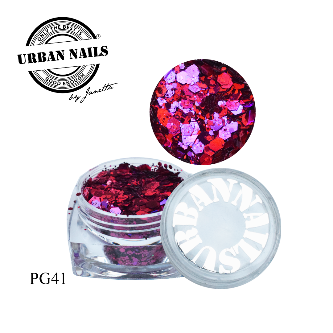 Urban Nails Pixie Glitter PG41 Fuchsia Paars Chameleon