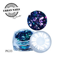 Urban Nails Pixie Glitter PG33 Turquoise Lila Chameleon