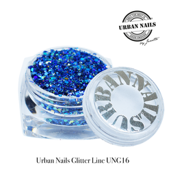 Urban Nails Glitter Line UNG 16 Donker kobaltblauw