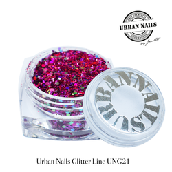 Urban Nails Glitter Line UNG 21 Donker FuchsiaRoze