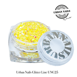 Urban Nails Glitter Line UNG 25 Geel