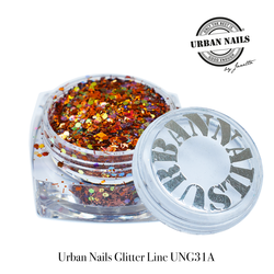 Urban Nails Glitter Line UNG 31-A Roest Oranje