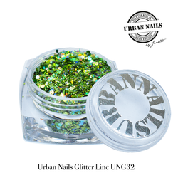 Urban Nails Glitter Line UNG 32 Mosgroen