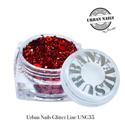 Urban Nails Glitter Line UNG 35 Rood