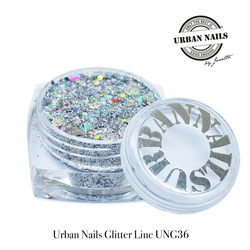 Urban Nails Glitter Line UNG 36 Zilver Holo