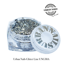 Urban Nails Glitter Line UNG 38 -A Zilver