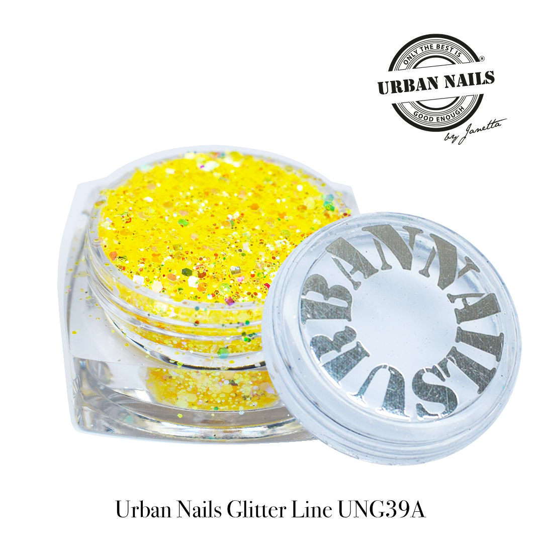 Urban Nails Glitter Line UNG 39- A Geel