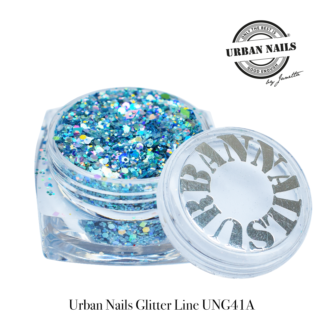 Urban Nails Glitter Line UNG 41- A Blauw