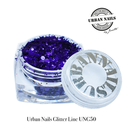 Urban Nails Glitter Line UNG 50  Donker Paars
