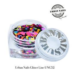 Urban Nails Glitter Line UNG 52 Mix Neon