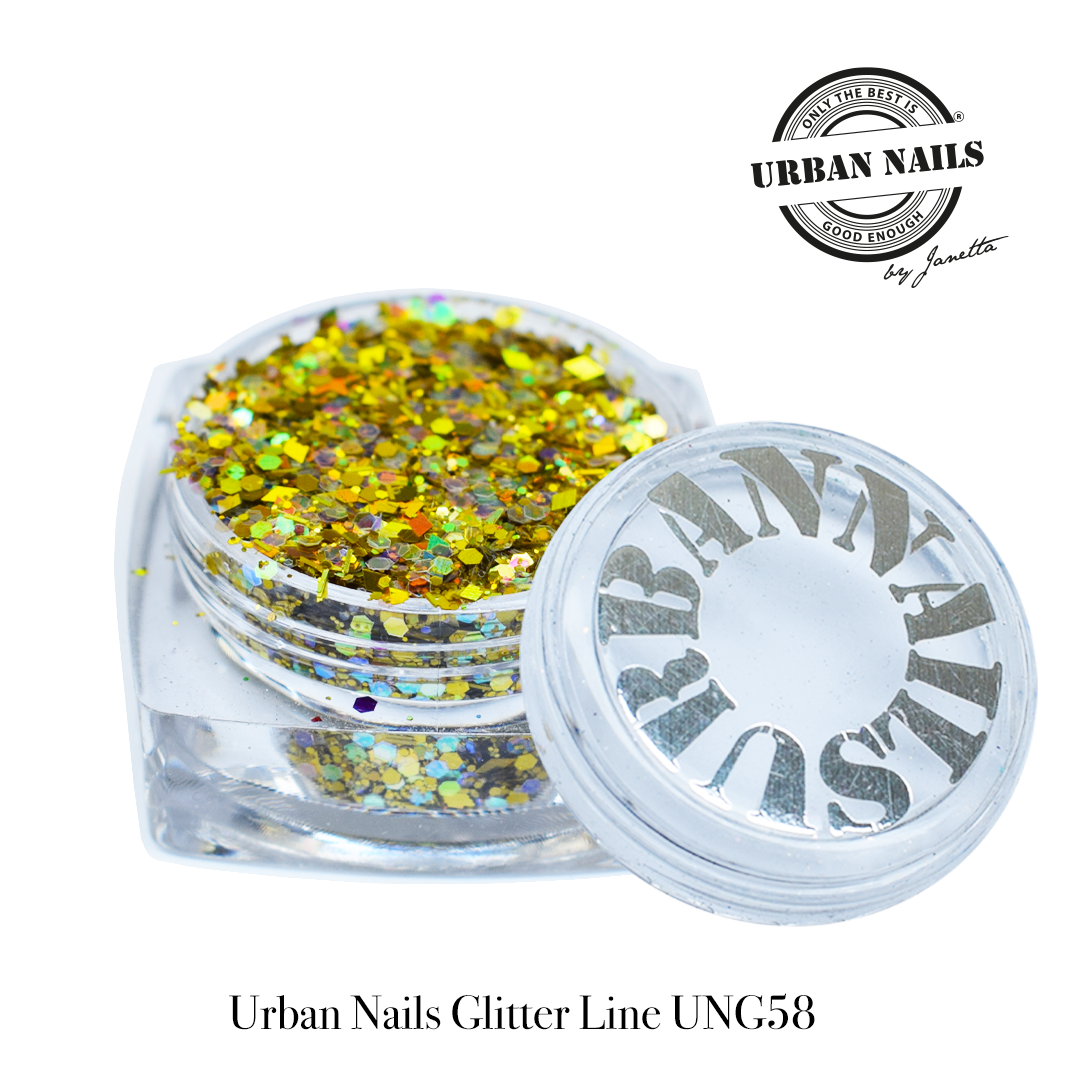 Urban Nails Glitter Line UNG 58 Goud
