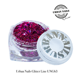 Urban Nails Glitter Line UNG 63 Donkerroze