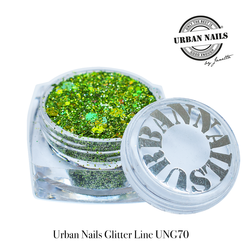 Urban Nails Glitter Line UNG 70 Mosgroen