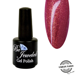 Be Jeweled Gelpolish 240 Roze rood met gouden shimmer