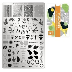 Nail art stamping plate 120 designer 2