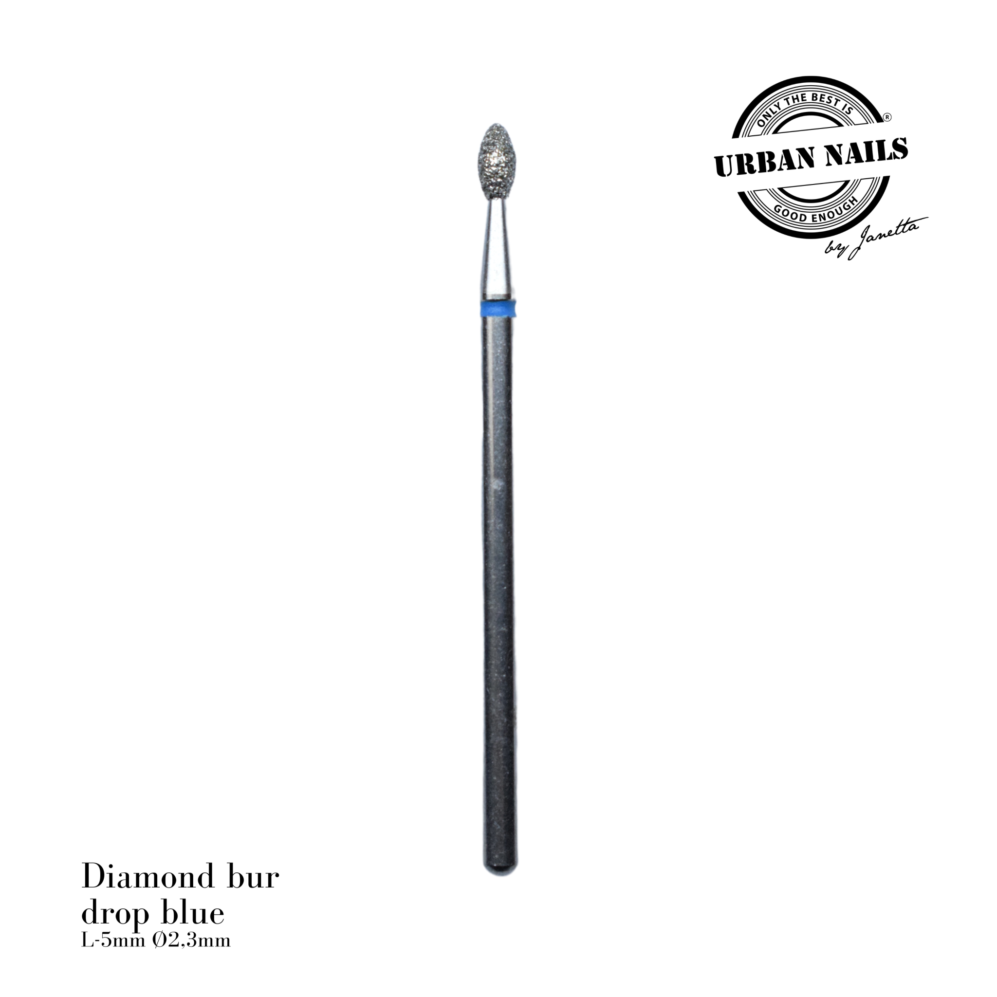 Diamond bur 'drop' blue