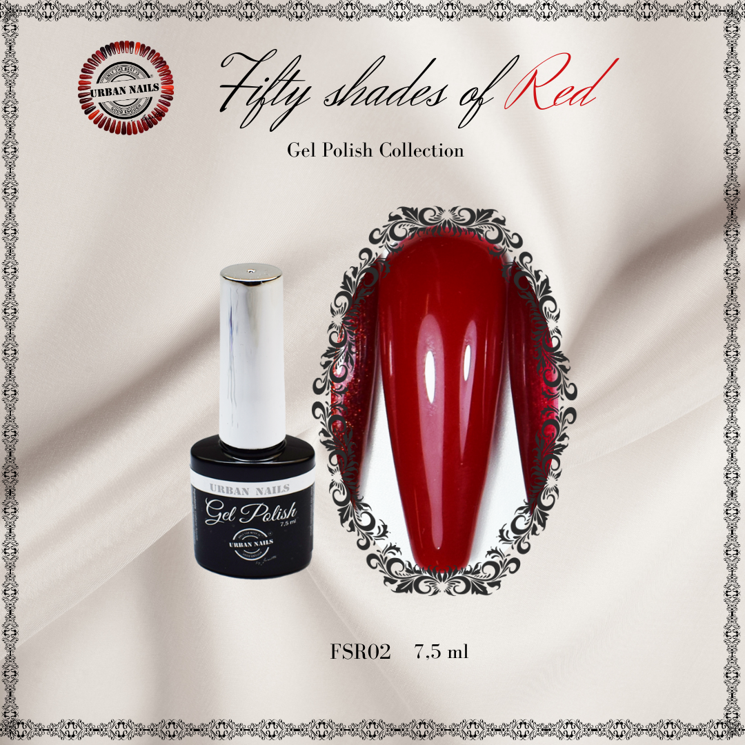 Be Jeweled Gelpolish 50 Shades Of Red FSR02 7,5ml