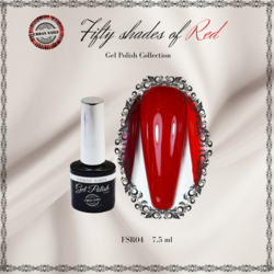 Be Jeweled Gelpolish 50 Shades Of Red FSR04 7,5ml