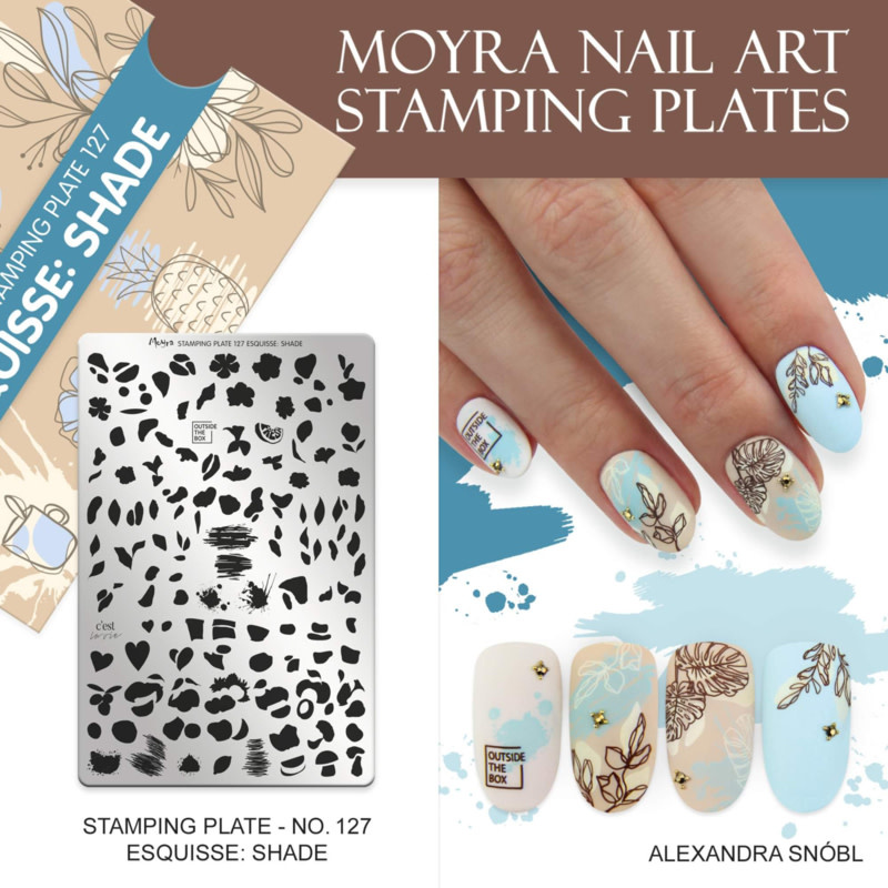 Moyra Stamping Plate 127 Esquisse Shade