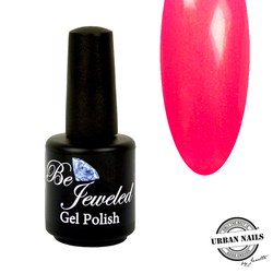 Be Jeweled distri choice 'Sandra' fel Fuchsia roze met gouden shimmer