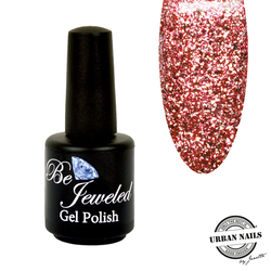 Be Jeweled distri choice 'Adrienne' roze goud glitter