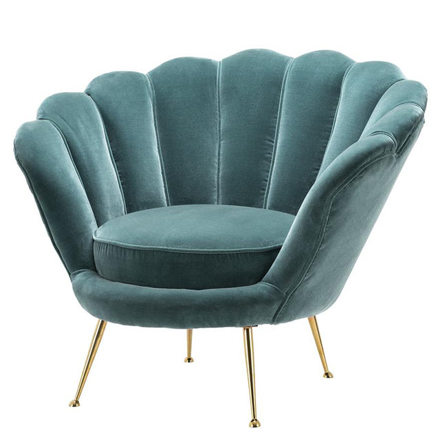 Fauteuil TRAPEZIUM Turquoise