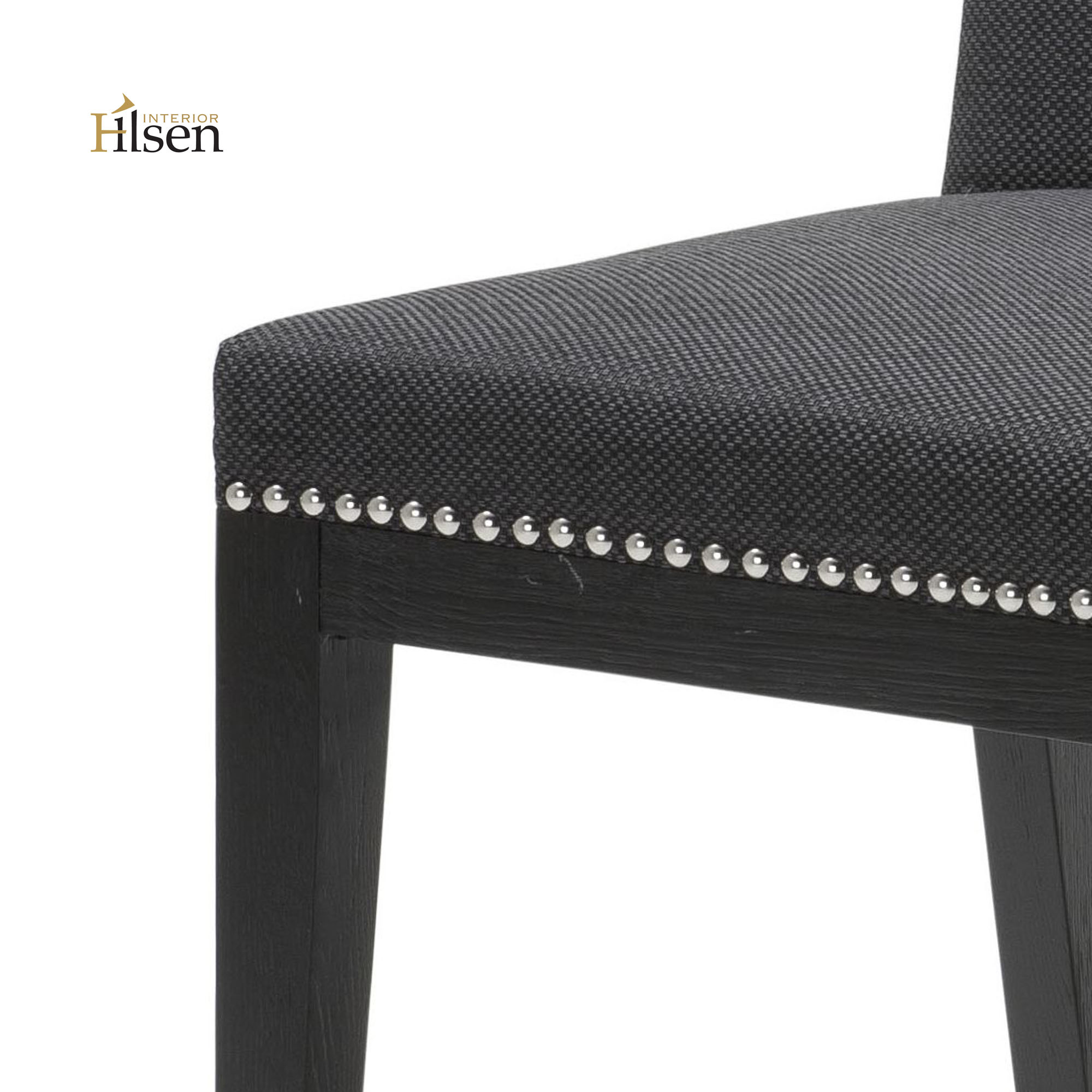 EICHHOLTZ-Hilsen Eetkamerstoel marlowe nickel nails - HILSEN INTERIOR