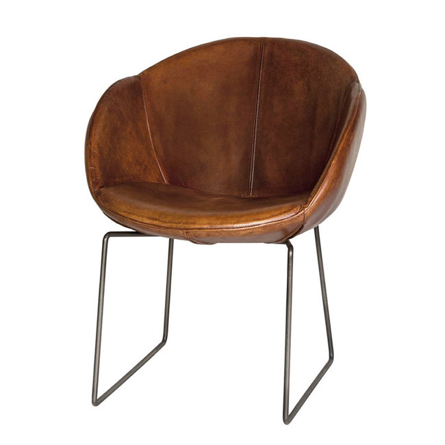 LifeStyle LOS ANGELES CHAIR leather Brown