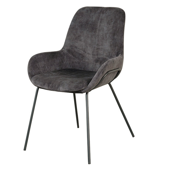 LifeStyle LIVINGSTON DINING CHAIR Aquila anthracite