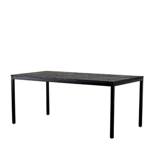 LifeStyle SACRAMENTO DINING TABLE Black 180cm