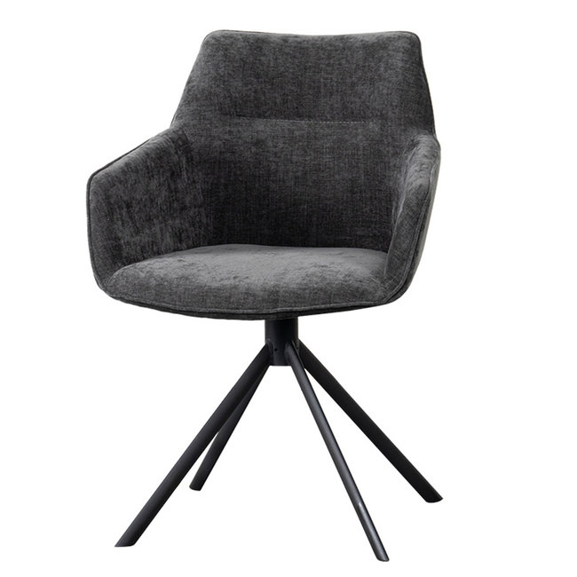 LifeStyle JOHNSON Rotating dining chair - anthracite