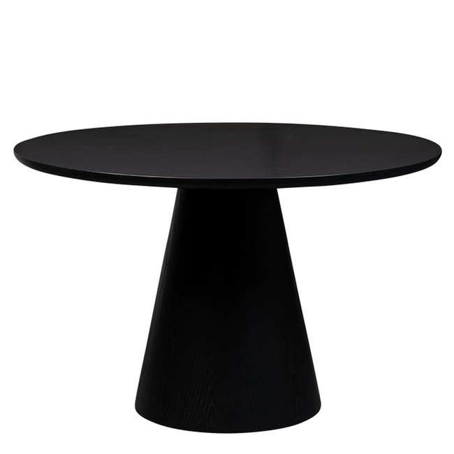 TAFEL OHIO rond  zwart 120CM