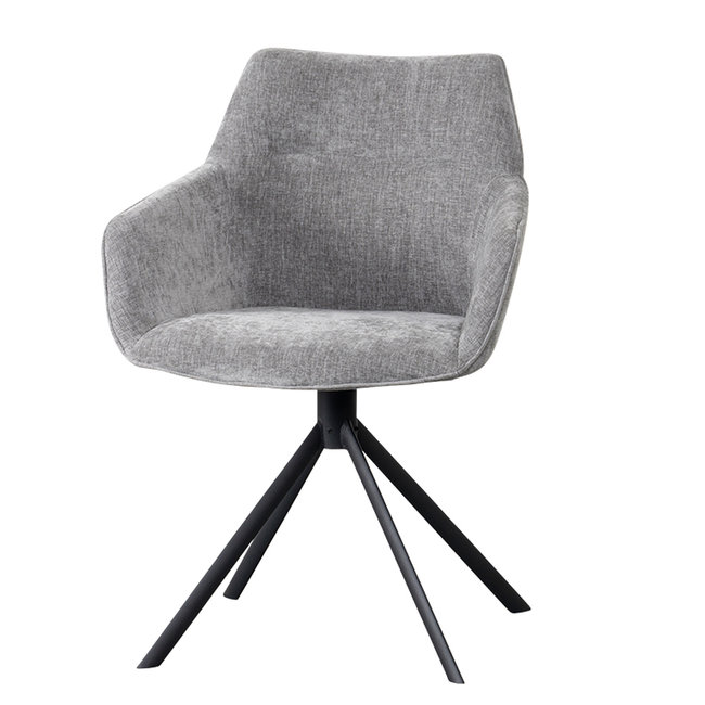 LifeStyle JOHNSON Rotating dining chair - grey