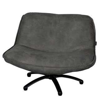 LifeStyle FORLI FAUTEUIL Hunter Grey  Leather