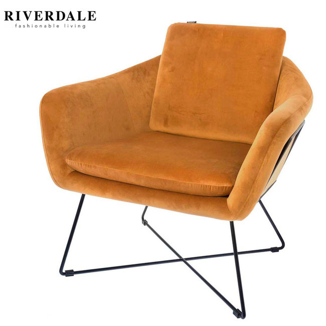 RIVERDALE FAUTEUIL RIDGE GOUD 82CM