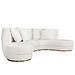 FURNITURE SOFA LIMARA sheepskin Bouclé White creme