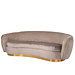 Richmond interiors BANK WAYLON Nougat velvet - rib