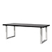 Richmond interiors EETTAFEL TOP Nalo 200 (Black) visgraat