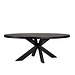 Richmond interiors EETTAFEL TOP WATSON ovaal 235 (Black)