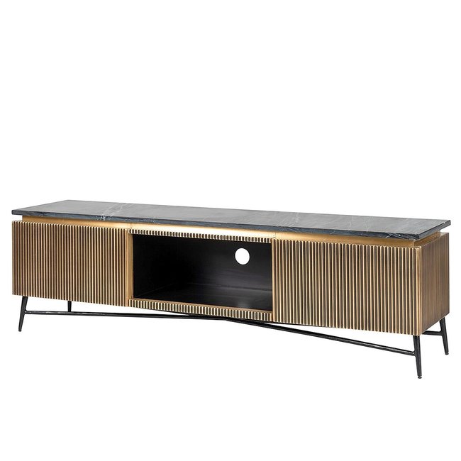 Richmond interiors TV-DRESSOIR IRONVILLE 2-deuren (Gold)