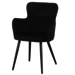 POLE TO POLE WING CHAIR sand Black