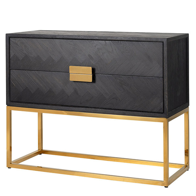 Richmond interiors LADENKAST BLACKBONE  gold 2-laden (Black)