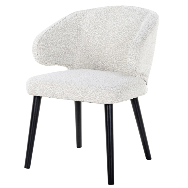 STOEL INDIGO White Bouclé (Copenhagen 900 Bouclé White)