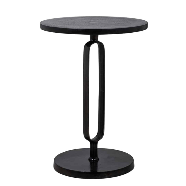 Outlook laten we het doen Natuur RICHMOND Ronde BIJZETTAFEL VELERIO 40Ø (Black) - HILSEN INTERIOR