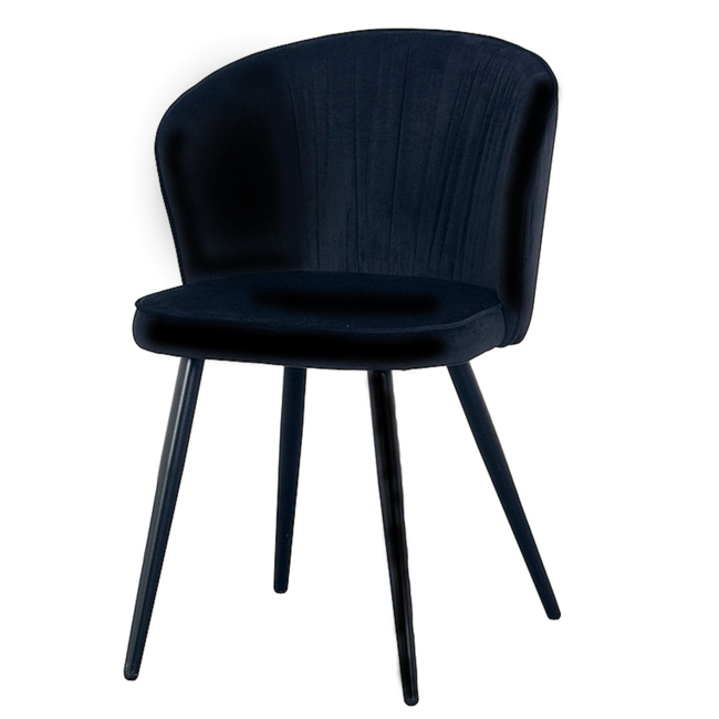 STOEL RIVER CHAIR Black Velvet Pole to Pole