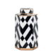 Richmond interiors POT LATEELL Klein (Black/white) 24,5 CM