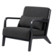 LifeStyle CELINA FAUTEUIL BLACK