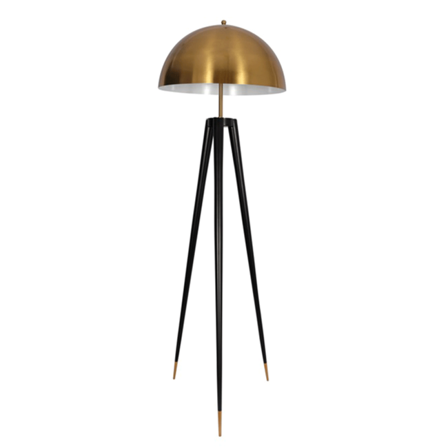 Richmond interiors VLOERLAMP REEVE (Black/gold)