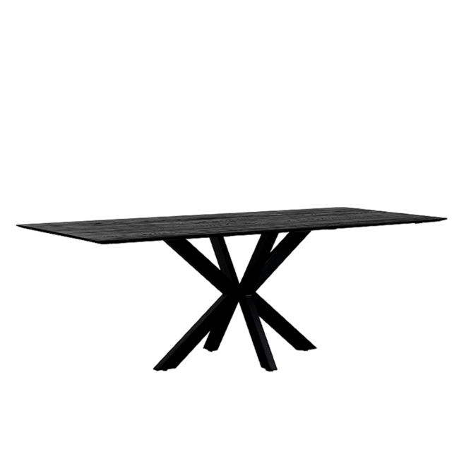 EETTAFEL SAN DIEGO Dining table Zwart 220 cm