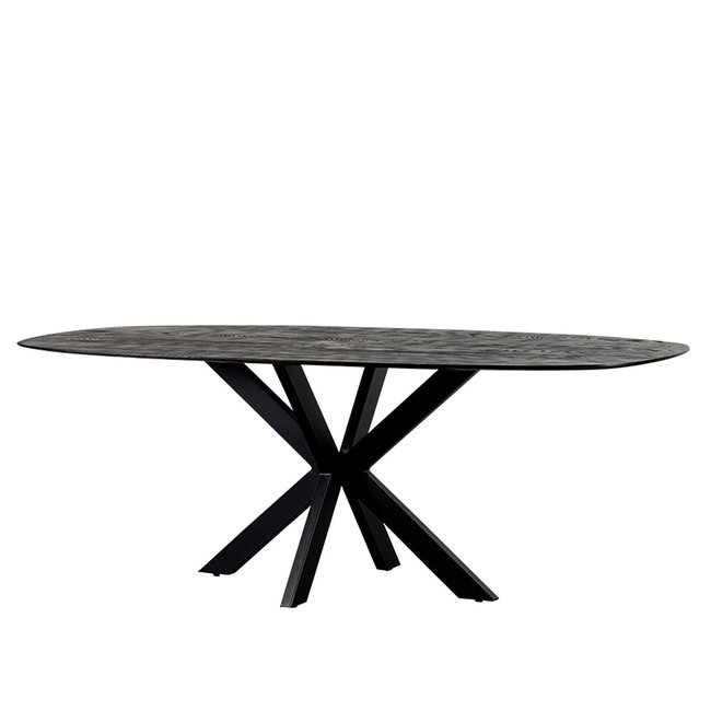 LifeStyle KINSLEY DINING TABLE Black 240x100 Ellips